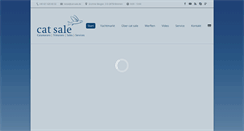 Desktop Screenshot of cat-sale.de